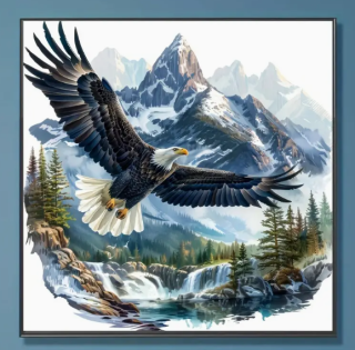 Preview: Diamond Painting Adler
